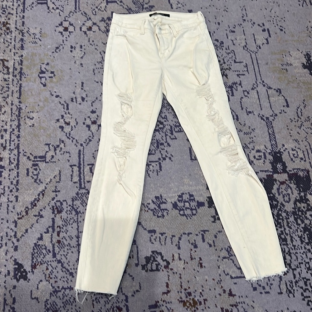 Distressed holy J Brand jeans